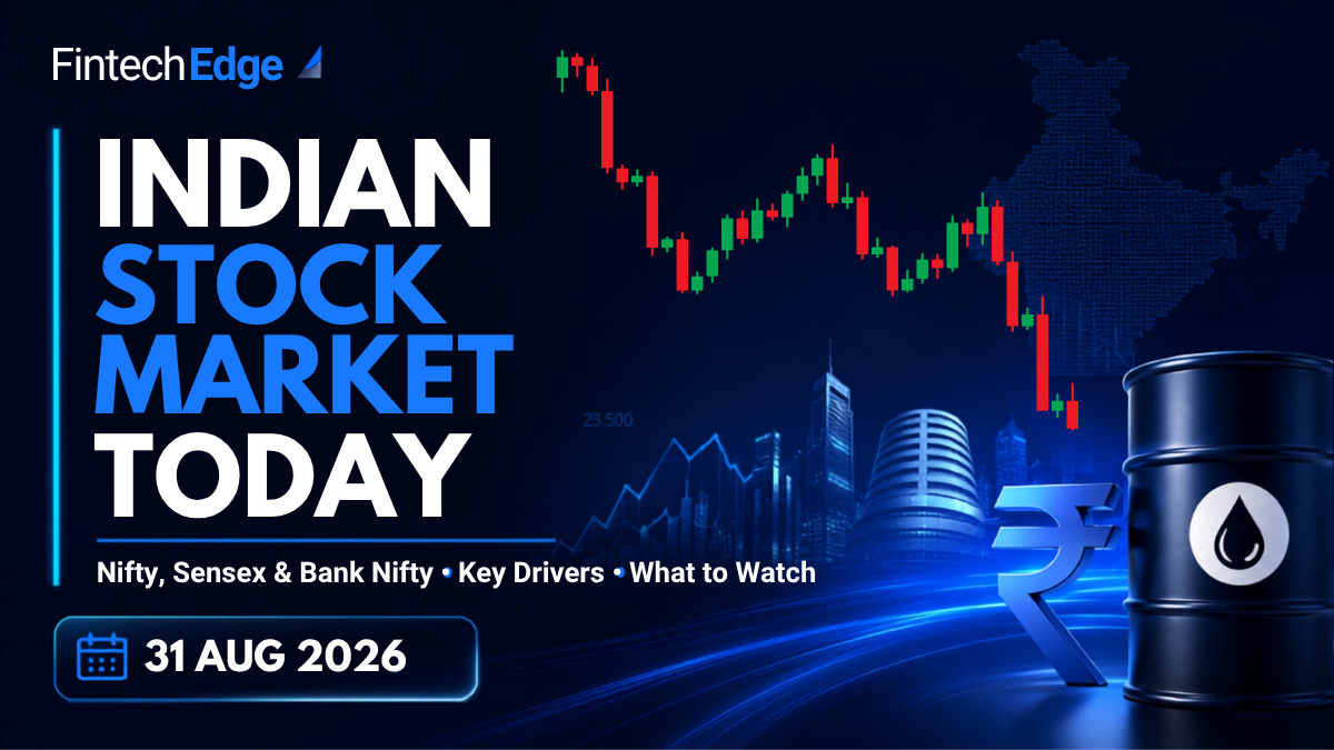 Indian stock market today – Nifty Sensex and Bank Nifty, 31 Aug 2026