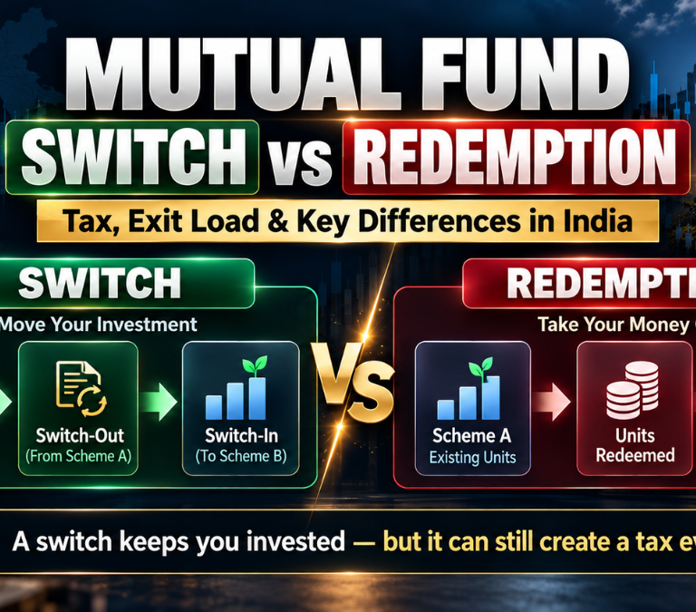 mutual fund switch vs redemption