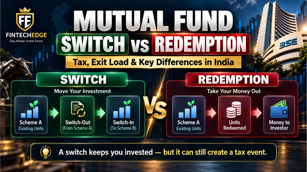 mutual fund switch vs redemption