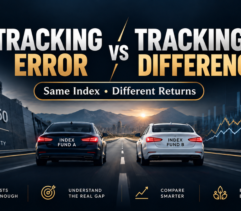 Tracking error vs tracking difference explained for index fund investors