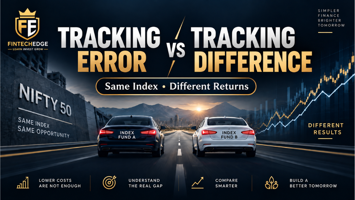 Tracking error vs tracking difference explained for index fund investors
