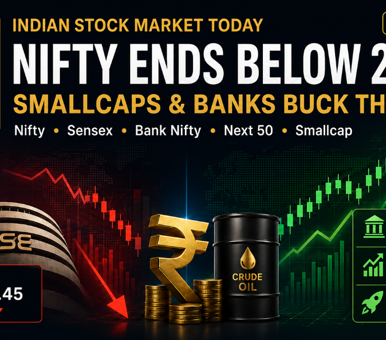 Indian stock market today 3 September 2026 Nifty Sensex Bank Nifty and Smallcap performance